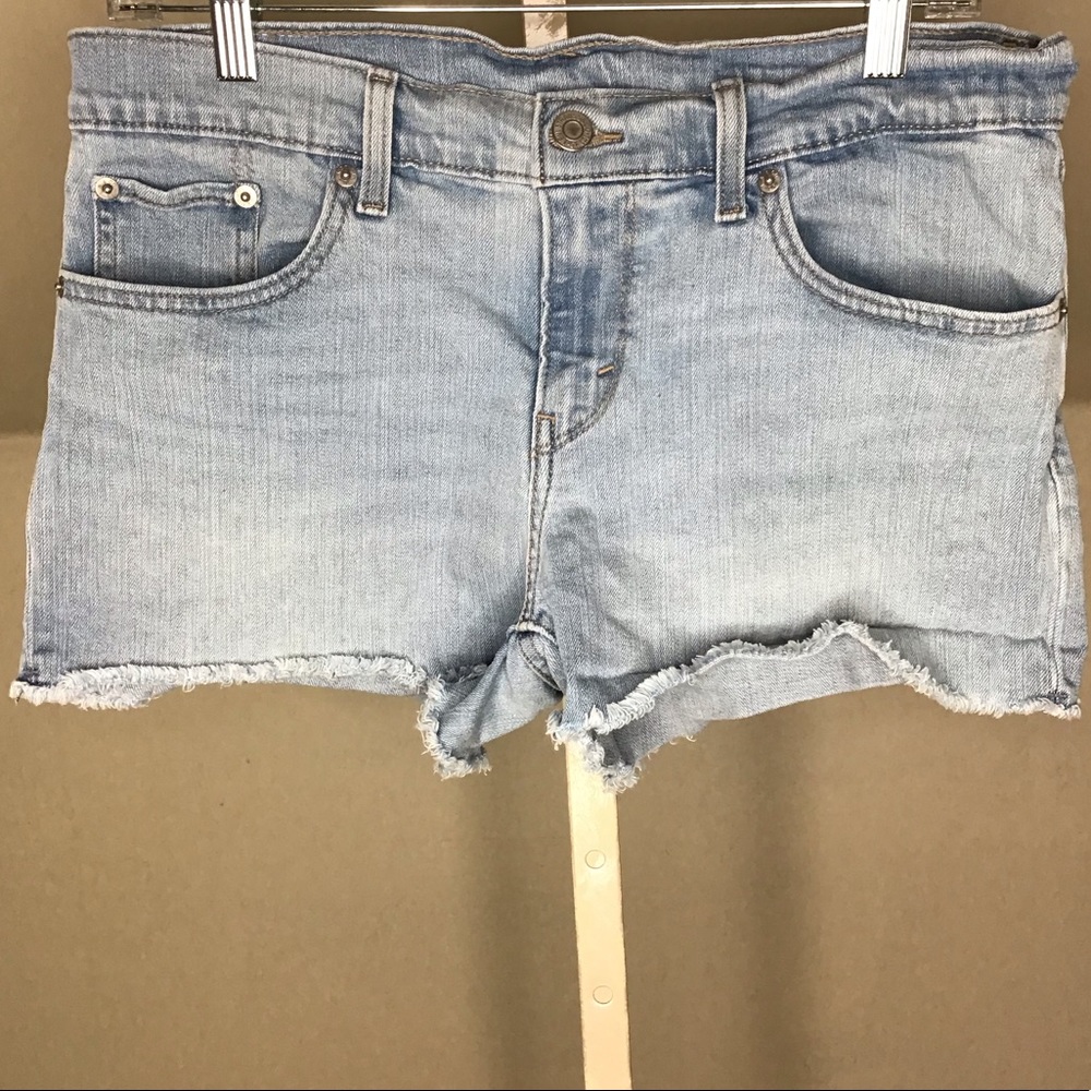 Levi’s Mid-Rise Denim Jean Shorts Cutoffs Sz30